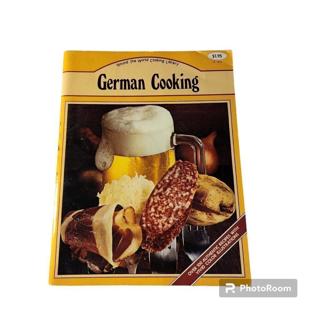 Vintage German Cooking Cookbook Paperback 1976 Germany Round The World Library